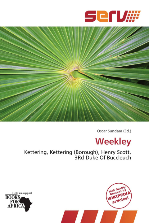 Boek Weekley 