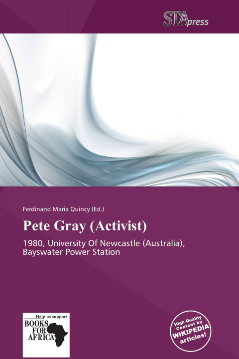 Книга Pete Gray (Activist) 