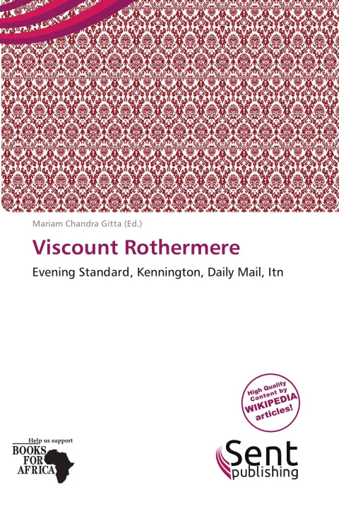 Könyv Viscount Rothermere 