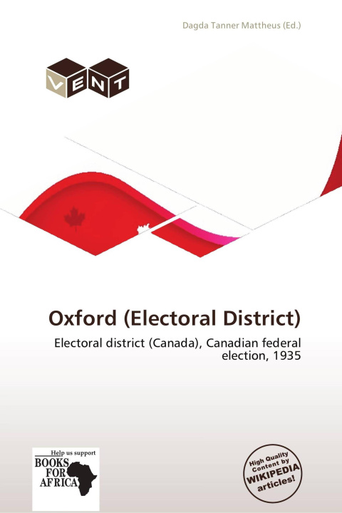 Könyv Oxford (Electoral District) 