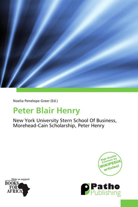 Könyv Peter Blair Henry 