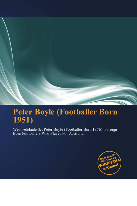 Libro Peter Boyle (Footballer Born 1951) 