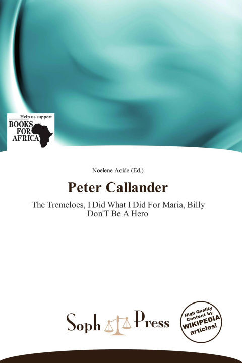 Książka Peter Callander 