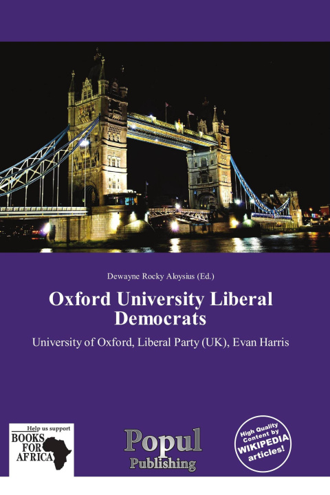 Könyv Oxford University Liberal Democrats 