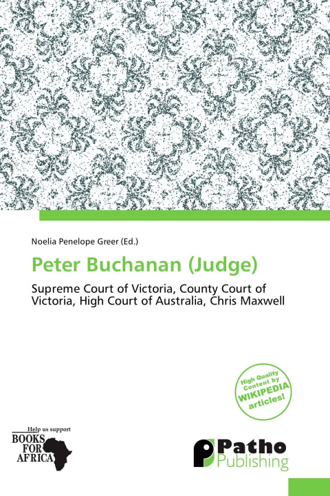 Книга Peter Buchanan (Judge) 
