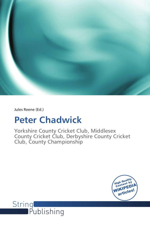 Book Peter Chadwick 