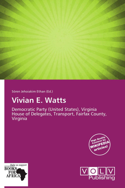Carte Vivian E. Watts 