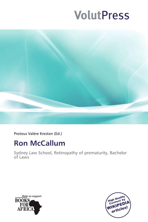 Книга Ron McCallum 