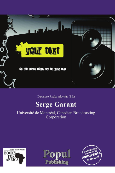 Carte Serge Garant 