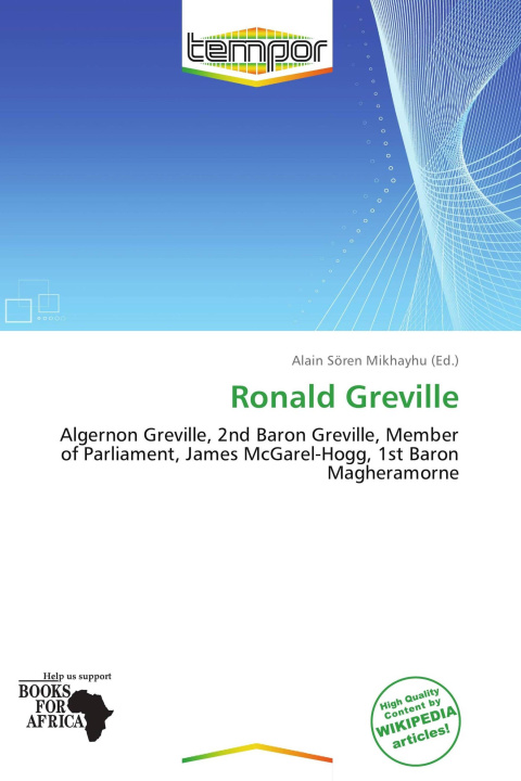 Könyv Ronald Greville 
