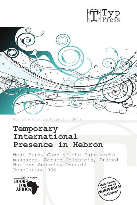 Książka Temporary International Presence in Hebron 