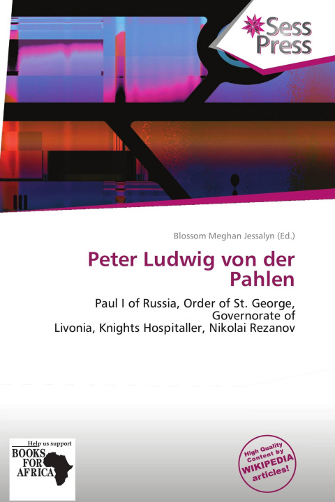 Βιβλίο Peter Ludwig von der Pahlen 