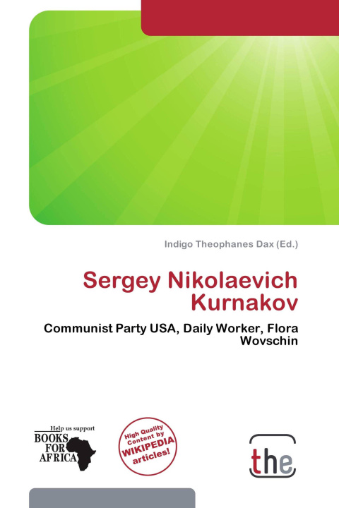Buch Sergey Nikolaevich Kurnakov 