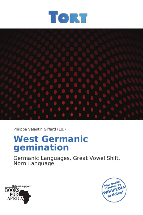 Boek West Germanic gemination 