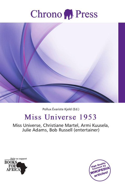 Carte Miss Universe 1953 