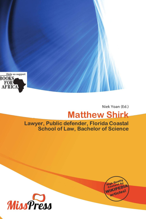 Boek Matthew Shirk 