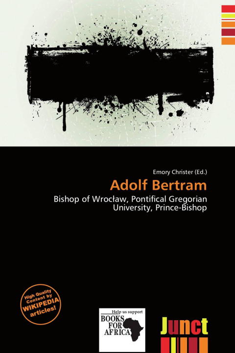 Libro Adolf Bertram 