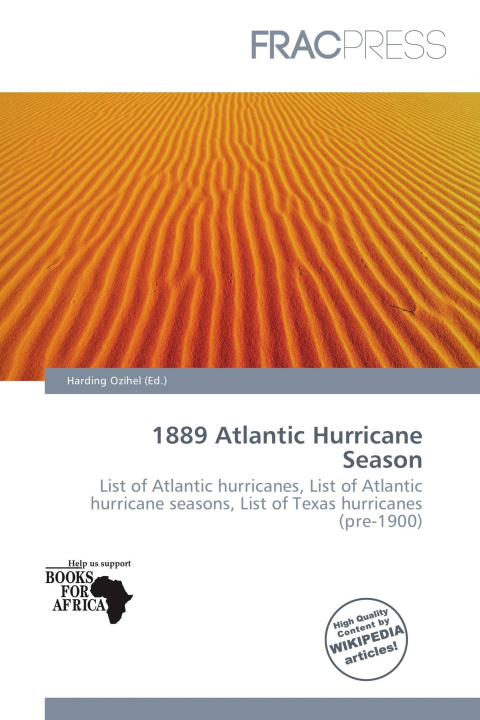 Libro 1889 Atlantic Hurricane Season 