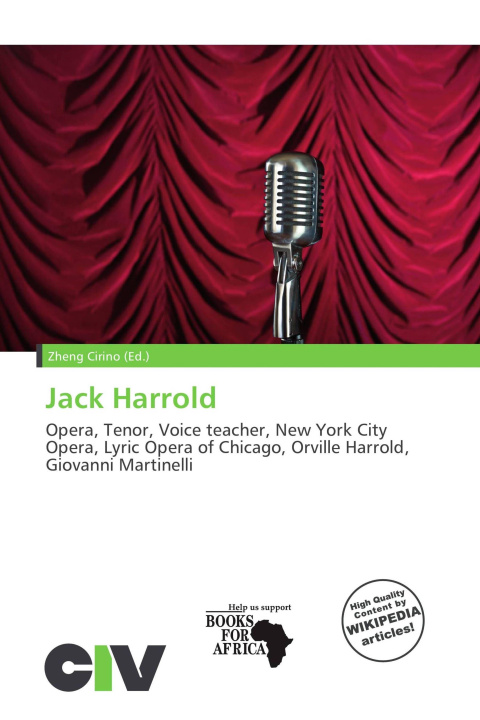 Kniha Jack Harrold 