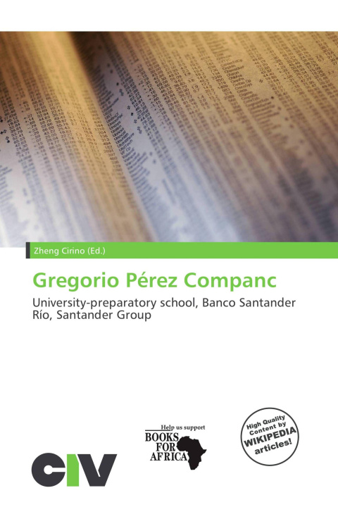 Carte Gregorio Pérez Companc 