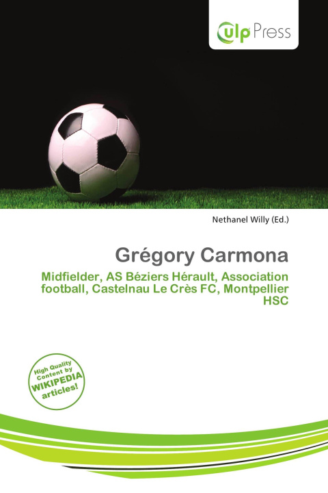 Book Grégory Carmona 