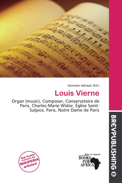 Книга Louis Vierne 