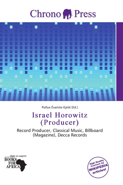 Könyv Israel Horowitz (Producer) 