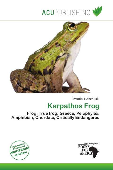 Książka Karpathos Frog 