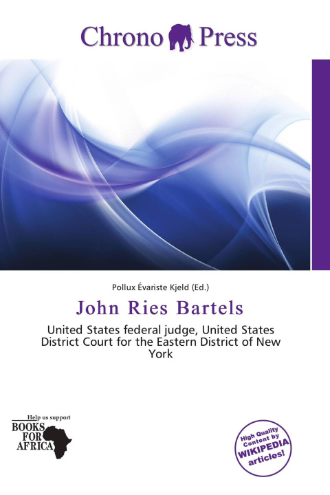 Book John Ries Bartels 
