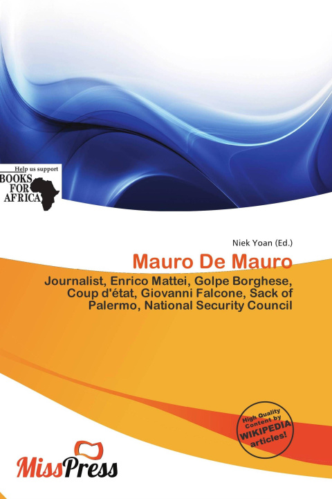 Libro Mauro De Mauro 