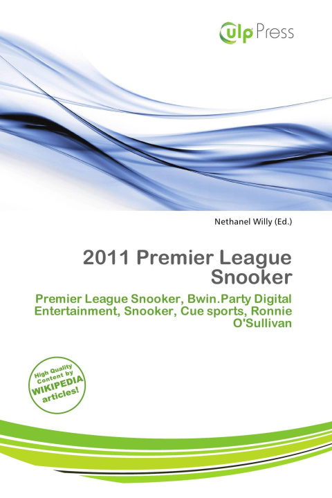 Książka 2011 Premier League Snooker 