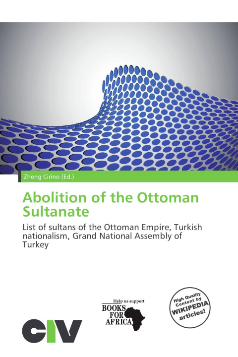 Livro Abolition of the Ottoman Sultanate 