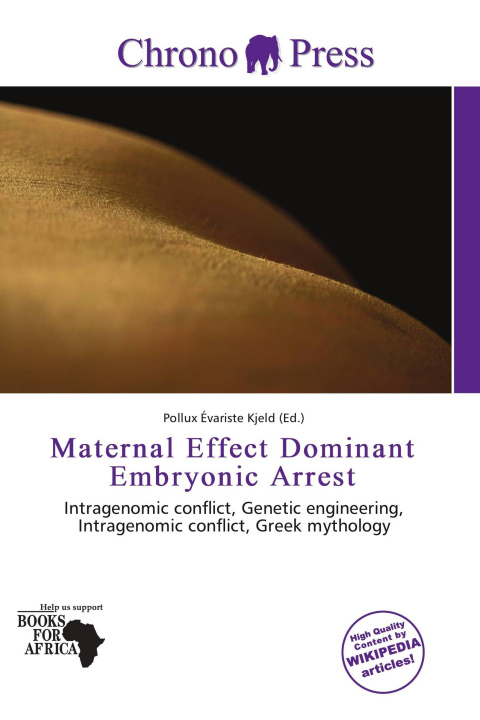 Carte Maternal Effect Dominant Embryonic Arrest 