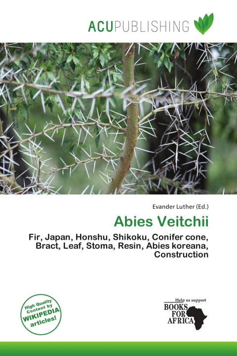Книга Abies Veitchii 