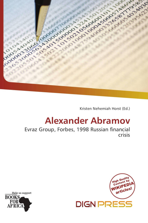 Libro Alexander Abramov 