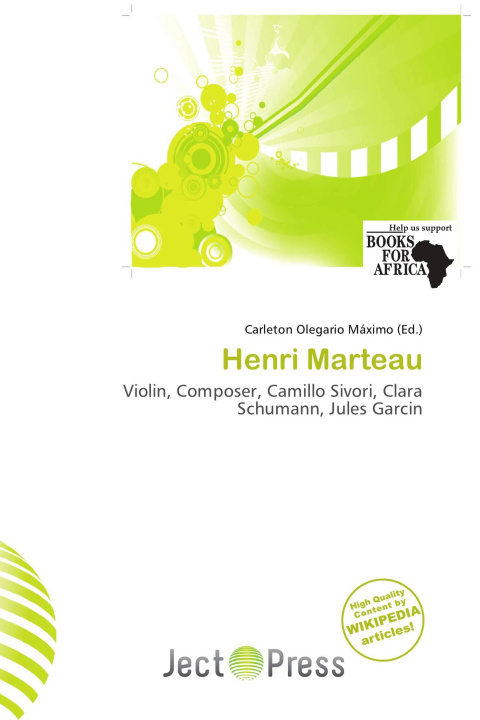 Книга Henri Marteau 