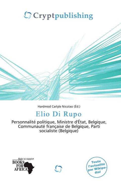 Книга Elio Di Rupo 
