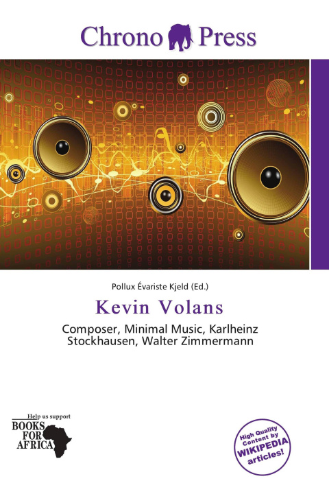 Книга Kevin Volans 