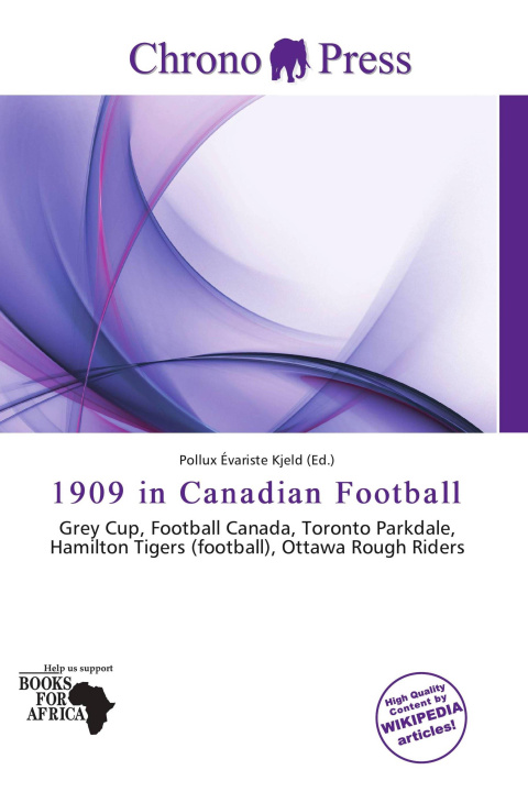 Boek 1909 in Canadian Football 