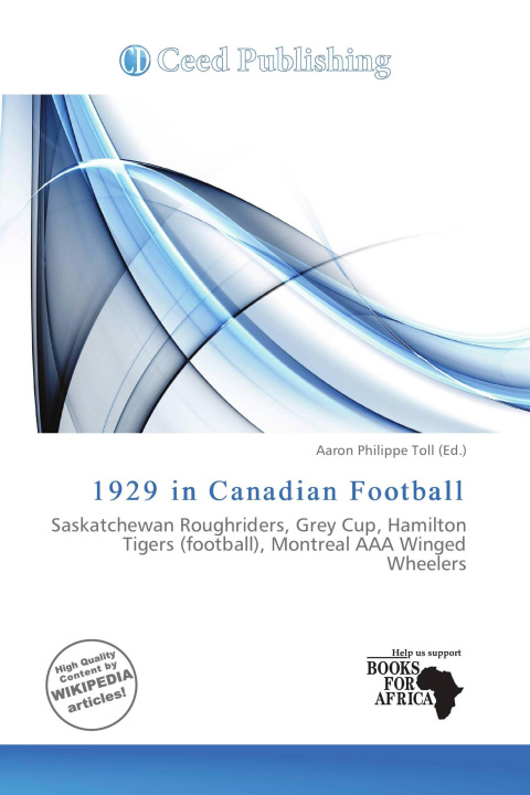 Boek 1929 in Canadian Football 