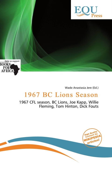 Carte 1967 BC Lions Season 