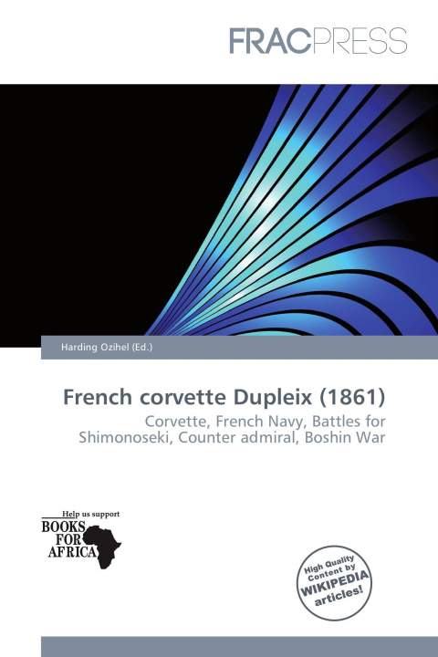 Könyv French corvette Dupleix (1861) 