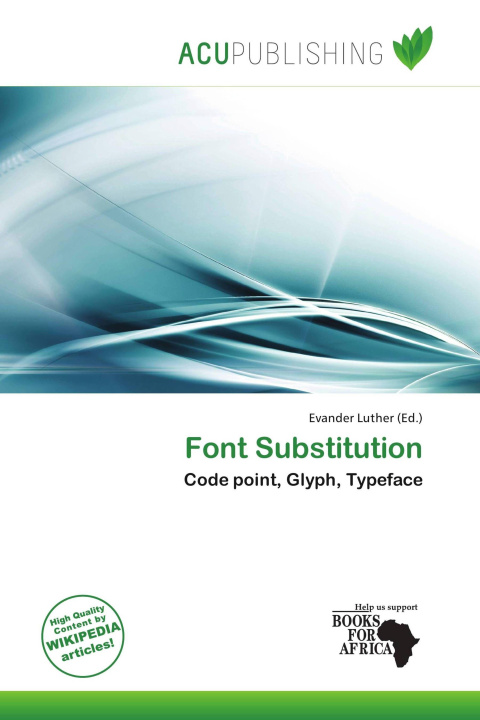 Livro Font Substitution 
