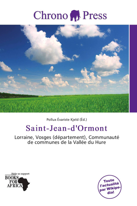 Kniha Saint-Jean-d'Ormont 