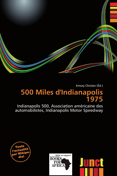 Carte 500 Miles d'Indianapolis 1975 