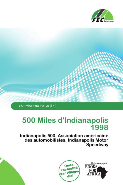 Carte 500 Miles d'Indianapolis 1998 