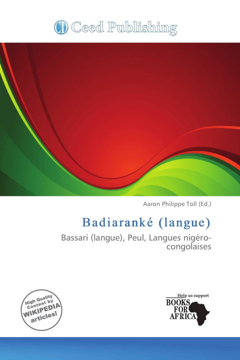 Könyv Badiaranké (langue) 