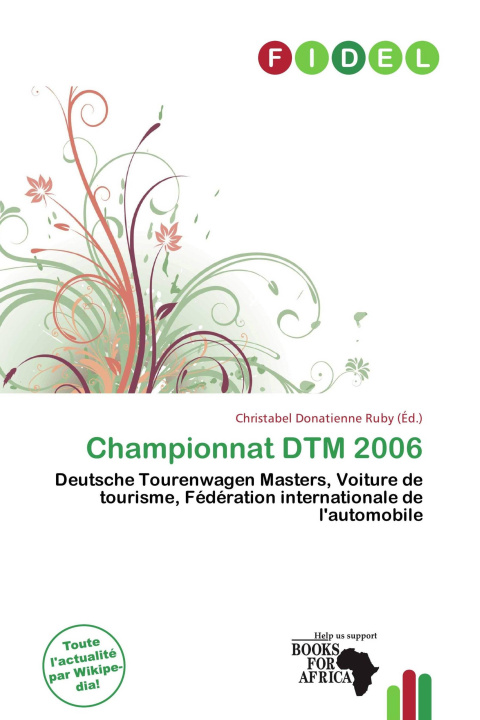 Carte Championnat DTM 2006 