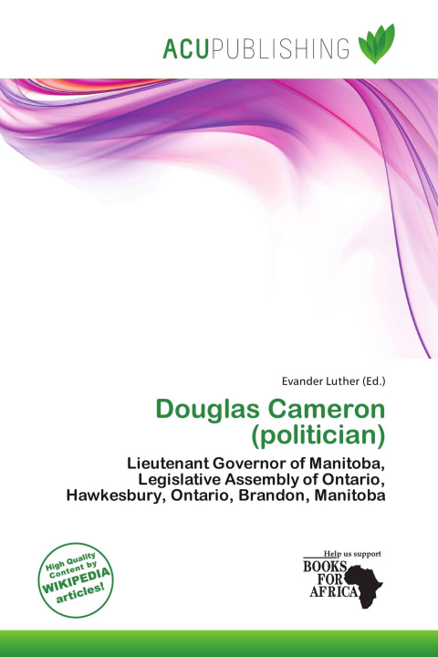 Βιβλίο Douglas Cameron (politician) 