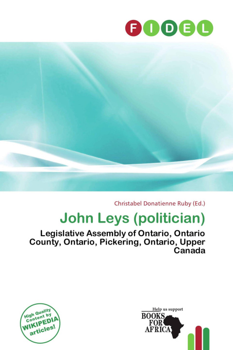 Buch John Leys (politician) 